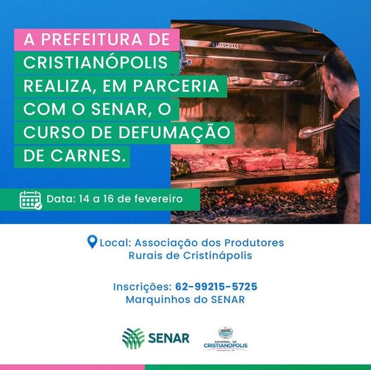 Parceria SENAR Prefeitura de Cristianópolis